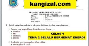 Soal isian singkat = 10. Soal Uas Pas Pat Ukk Kelas 4 Tema 2 Kurikulum 2013 Terbaru 2019 2020 Kang Izal Blog