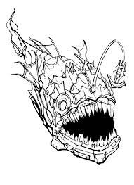You can print the coloring page directly in your browser or download the pdf and then print it. 31 Angler Fish Coloring Pages Ideas Angler Fish Coloring Pages Fish Coloring Page