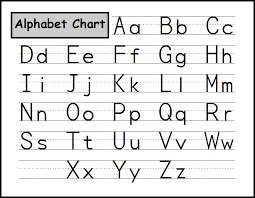 Printable Alphabet Chart No Pictures Alphabet Image And