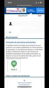 Ya está habilitada 'mi vacuna' para saber cuándo será vacunado, según la fase de priorización a la que pertenece. Minsaludcol On Twitter Te Contamos Que Trabajadores Del Sector Salud Estan Priorizados En El Plan Nacional De Vacunacion Y Por Que Necesitan Ser Inmunizados En La Primera Fase Https T Co Dmzbk0hixu