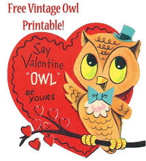 In the above preview image, all six printable valentine cards are shown. Free Printable Vintage Valentines This Site Is Everything Owl So If You Love Owls Vintage Valentine Cards Vintage Valentine Greeting Cards Vintage Valentines