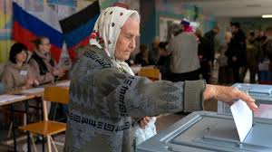 Vote in Ukraine's Russia-held areas stokes tension with West