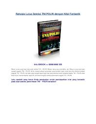 Download buku psikotes tni polri pdf. Pdf Rahasia Lulus Seleksi Tni Polri Dengan Nilai Fantastik Ordinary Man Academia Edu