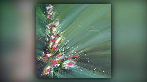 There is a sense of color vibrancy that is added to the artwork. Abstract Painting Satisfying Acrylics Palette Knife Demo 064 Youtube