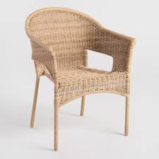 Natural All Weather Wicker Outdoor Patio Tub Chair Set Of 2 Brown Natural By World Market Outdoor Tub Wicker Chair Wicker Chairs