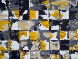 Paris (nicknamed the city of light) is the capital city of france, and the largest city in france.the area is 105 square kilometres (41 square miles), and around 2.15 million people live there. Yellow And Gray Contemporary Abstract Pa Painting By Holly Anderson Artmajeur