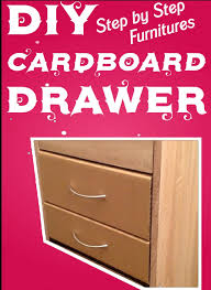 This easy to build item fits into a wide kitchen drawer. 20 Steps Diy Cardboard Drawer Turn Cardboard Into Storage Furniture