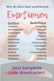Was ist fotografie für mich?. Gewaltfreie Kommunikation Pdf Gefuhle Und Bedurfnisse Gefuhle Liste Positiv Denken Lernen Emotionen