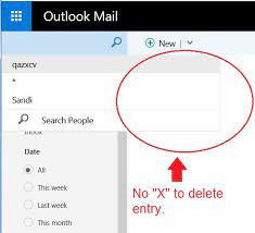 In the to field, enter the name or address you want to remove. How To Clear Search History At Hotmail Web Applications Stack Exchange