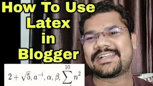 Google Blogger LaTex Math Equations