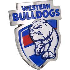 The western bulldogs official app is your one stop shop for all your latest team news, videos, player profiles, scores and stats delivered live to your smartphone or tablet! Western Bulldogs Afl Supporter Logo 3d Chrome Finish Supercheap Auto
