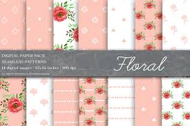 We have a huge range of patterns products available. Floral Digital Papers Floral Pattern Graphic By Bonadesigns Creative Fabrica