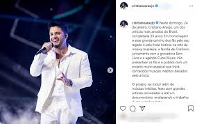 Playlist de dan araujo 2020, la mejor musica cristiana online, discografia de dan araujo , musica cristiana gratis para empezar el dia bendecidos, hermosas alabanzas y adoracion para adorar a. Projeto Em Homenagem A Cristiano Araujo Reunira Musicas Ineditas Participacao De Artistas E Documentario Diz Assessoria Goias G1