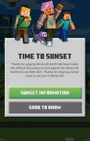Sunset in minecraft #miinecraft #meme #memes #sunsetminecraft#sunset how to sunset details: Minecraft Earth Is Shutting Down In About An Hour As I Write This Goodbye You A Fun Little Game While You Were Here Singkat Net