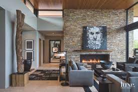 Modern Rustic Elements Fill A Scottsdale Retreat Luxe Interiors Design Luxe Interiors Rustic House Design