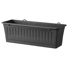 sommarfest bloembak met houder binnen buiten antraciet ikea indoor plant pots flower boxes potted plants outdoor