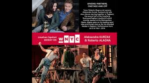 She was married to plumbing engineer andrei gheorghiu. Roberto Alagna Aleksandra Kurzak Radio Interview Midday On Wnyc Youtube