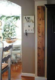 Once the stain was dry, i sanded it down just a tad to give it just a little warn look. Diy Growth Chart Ruler Wilker Do S