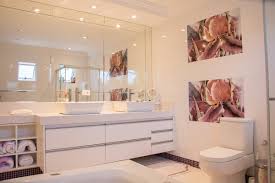 Bathroom vanity mirrors come in an incredible array of shapes and styles such as oval, circular, square, and rectangular. Sizing The Mirror Above Your Bathroom Vanity Dengarden