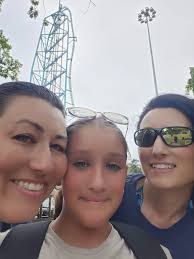 Some coasters have long lines today but the Kingda Ka line is burning  through people! The operators are SLAYING it today! There is always a train 