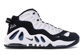 Nike Air Max Uptempo 97 White Black College Navy 2018 In 2020 Nike Air Max Nike Air Shoes Nike