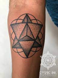 Sacred geometry involves sacred universal patterns used in the design of everything in our reality, most often seen in sacred architecture and sacred art. Merkaba Sacred Geometry Cosmic Ink Tattoo Studio Varkala ÙÙŠØ³Ø¨ÙˆÙƒ