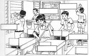 Gambar 31 kartun pasangan muslim muslimah anak cemerlang. 90 Gambar Kerja Bakti Kartun Hitam Putih Cikimm Com