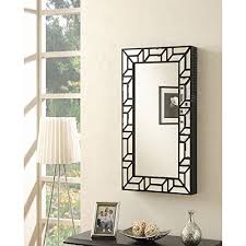 Wall mount picture frame jewelry box. Coaster 902747 Co Wall Mount Jewelry Armoire Mirror In Champagne Zen Merchandiser