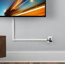 Learn how to hide your tv wires and put an outlet behind your tv in less than 30 minutes. How To Hide Tv Wires In Or On The Wall Echogear