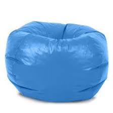 Such A Fun Blue Color And The Price Is Pretty Reasonable Too Bean Bag Chair Blue Vinyl Blue Bean Bags