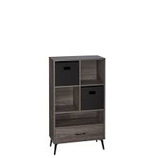 3 out of 5 stars (2) total ratings 2, $129.05 new. Riverridge Home Woodbury Storage Cabinet With Cubbies Drawer 41 25 In Dark Weathered Wood Grain Black Bins 16 025k Rona