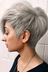 This is a particularly flattering length for women experiencing thinning hair or some hair loss, as it cuts hair at its fullest or densest length. 32 Short Grey Hair Cuts And Styles Lovehairstyles Com