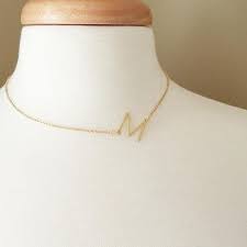 Grace Sideways Initial Necklace Gold Sideways Initial Necklace Initial Necklace Silver Initial Necklace