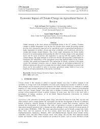The agriculture, fisheries and forestry sectors employ roughly 10 percent of the malaysian labor force and account for about eight percent of the country's gdp. Pdf Economic Impact Of Climate Change On Agricultural Sector A Review
