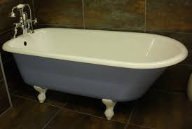 This typically occurs because the rust has eaten away at the enamel that coats the tub. Home Page