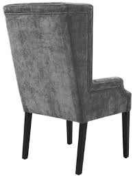 Plastic chair family modern leisure high back wooden leg plastic dining chair for kitchen restaurant/office/cafe and dessert. Casa Padrino Luxury Dining Chair Gray Black 63 X 76 X H 115 Cm High Backed Dining Chair With Armrests