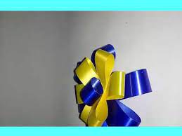 Kreasi natal dari pita jepang. Cara Membuat Bunga Pita Dari Pita Jepang Youtube