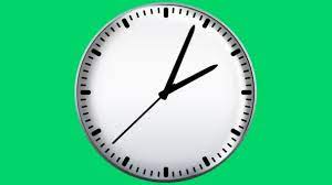 Close up shot of laptop green screen on table in front of christmas themed backdrop. Clock On Green Screen Video By C Gl0ck Stock Footage 63093703
