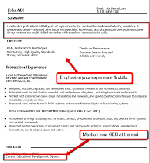 How to write a resume. How To List The Ged On Your Resume And Your Online Profiles