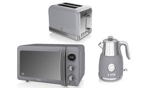 So when you are looking to invest in the appliances you need to make your breakfast, you must pay great attention to several important features. Small Kitchen Appliances Swan Dial 1 5l Kettle 4 Slice Toaster Set Grey Kitchen Appliances Brand New Home Furniture Diy