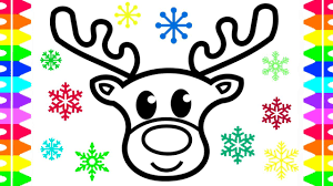 Große auswahl an holiday christmas. How To Draw Step By Step For Beginners Christmas Coloring Page Reindeer Christmas Tree Stocking Youtube