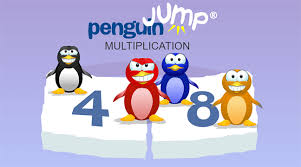 Broad, flat body parts used for swimming by animals such as seals and penguins. Penguin Jump Multiplication Math Playground