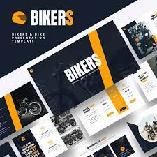 Bikers Motorcycle Bike Powerpoint Template Business Powerpoint Templates Powerpoint Templates Powerpoint