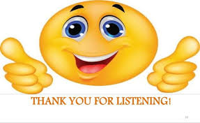 Bullet point symbols & emojis. Smiley Face Emoji Thank You For Listening
