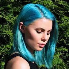 The least damaging way to go blue black is for women with blonde or brunette hair who are looking to go for a darker shade like squid ink or navy blue. 60 Surprising Blue Hair Color Photos Dye Tutorial Yve Style Com