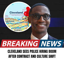 Cleveland is seeing a policing hiring boom after a contract and culture  shift. This shouldn't have to be said… but apparently it does. When you:  Support your police officers Pay competitive wages