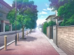 Digital art, artwork, simple background, anime girls, cityscape. Anime Landscape City Anime Background