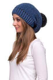 Women S Winter Slouchy Oversize Beanie Pom Pom Knit Hat Navy Blue Mole Ci1887k6loc Crochet Hats Crochet Hat Size Chart Crochet Hat Sizing