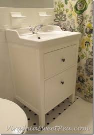 Bathroom Renovation Update How To Install An Ikea Hemnes Sink Sweet Pea