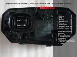 Wiring Diagram Speedometer Honda Beat Street Blog Garasi Modifikasi